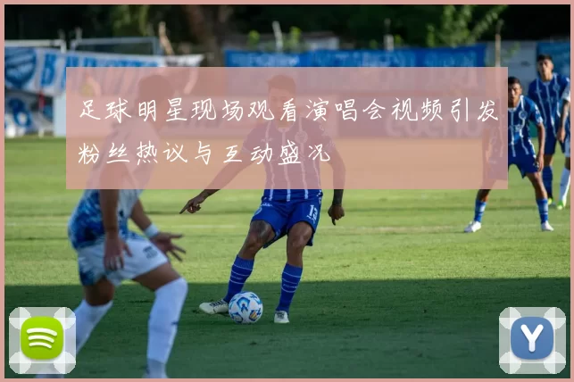 足球明星现场观看演唱会视频引发粉丝热议与互动盛况