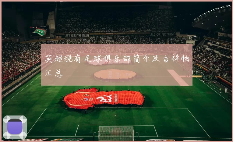 英超现有足球俱乐部简介及吉祥物汇总