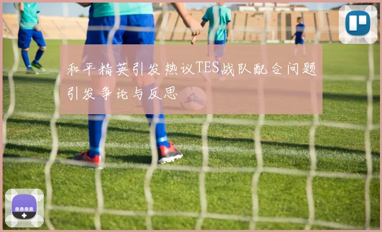 和平精英引发热议TES战队配合问题引发争论与反思